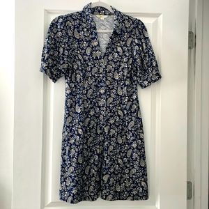 Boden Knit Navy Dress 2P